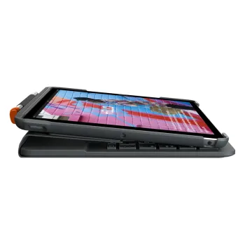 Funda con Teclado Logitech Slim Folio - para iPad 7th/8th Gen - Grafito - 920-009473