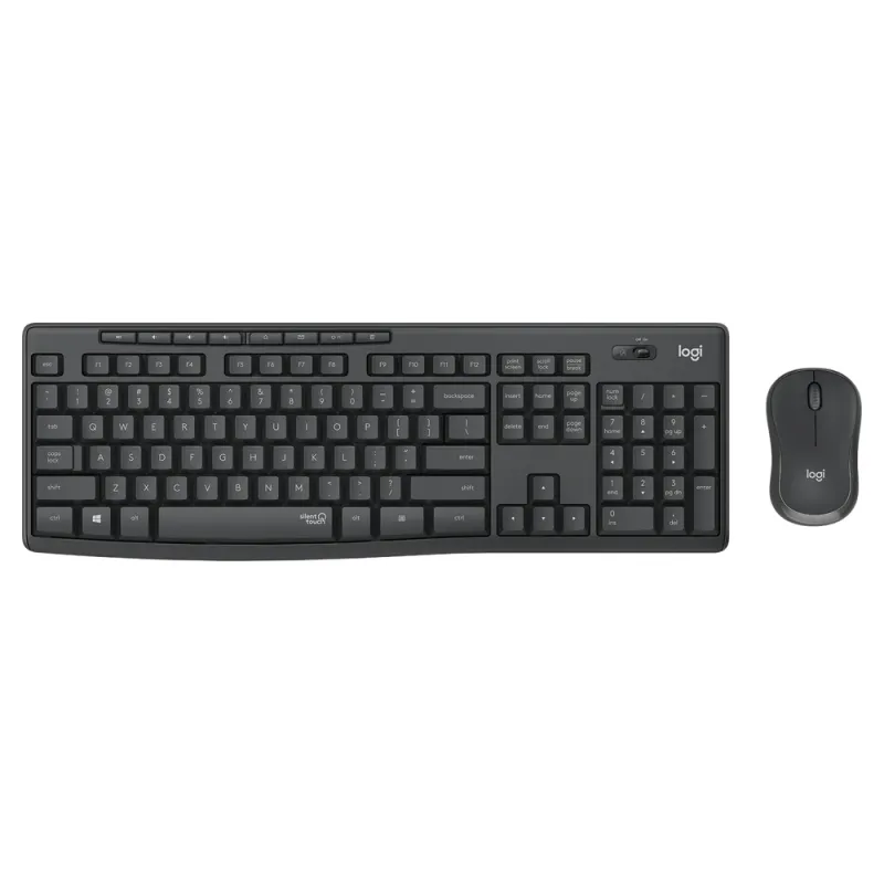 Kit De Teclado Y Mouse Logitech Mk295 Silent Inalámbrico Receptor Usb Español Negro - 920-009792