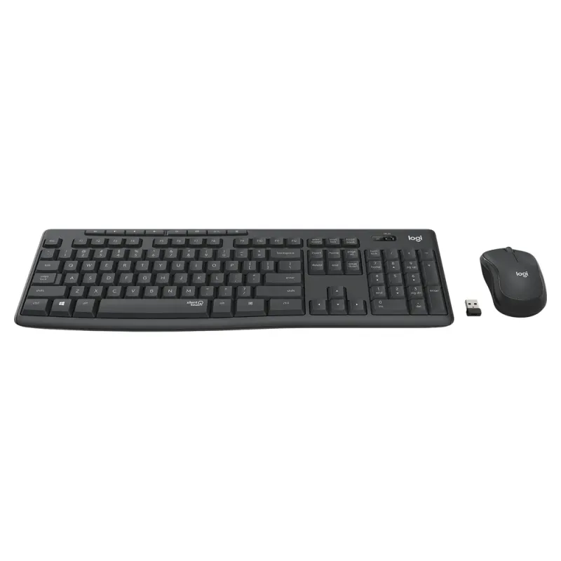 Kit De Teclado Y Mouse Logitech Mk295 Silent Inalámbrico Receptor Usb Español Negro - 920-009792