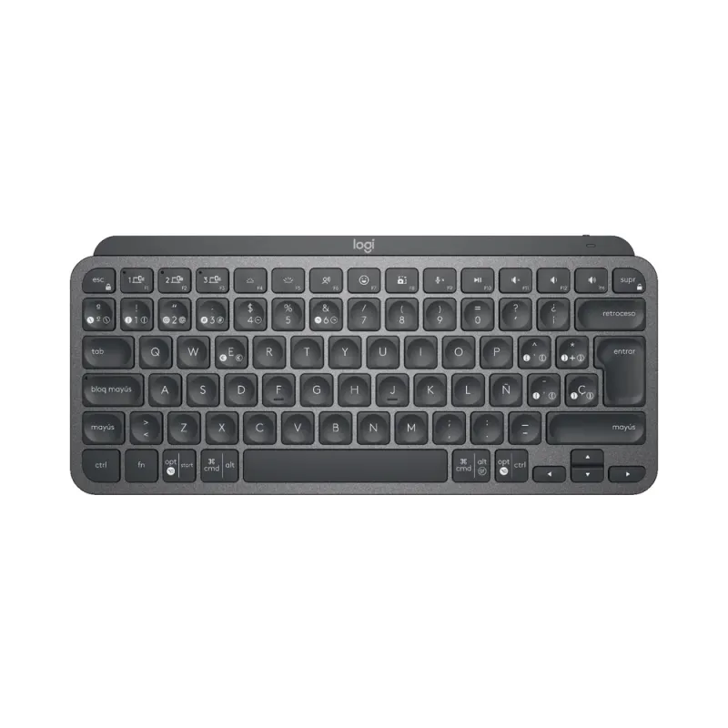 Teclado Logitech MX Keys Mini - Inalámbrico - Grafito - 920-010476