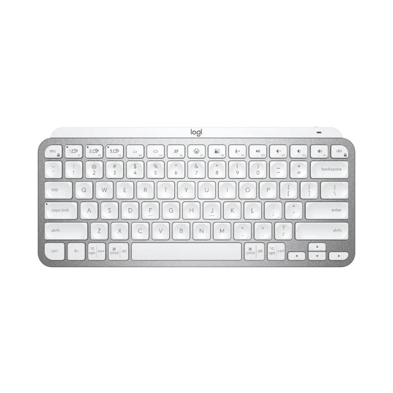 Teclado Logitech MX Keys Mini - Inalámbrico - Blanco - 920-010477