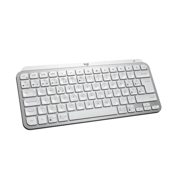 Teclado Logitech MX Keys Mini - Inalámbrico - Blanco - 920-010477