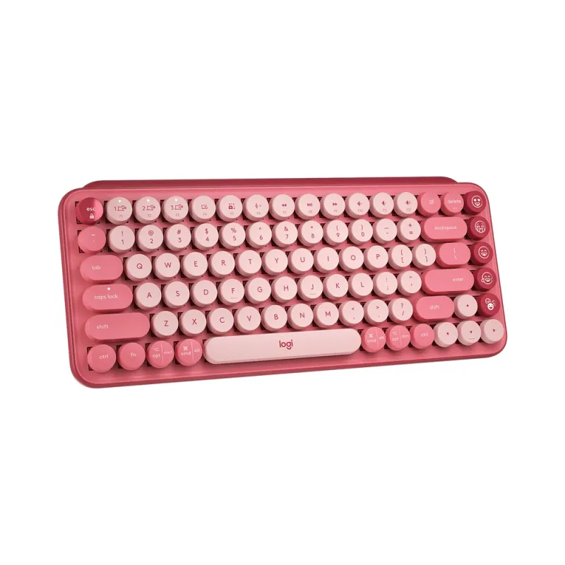 Teclado Logitech Pop Keys - Inalámbrico - Bluetooth - Inglés - Multimedia - Amarillo - 920-010713