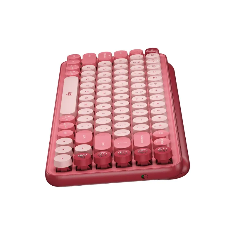 Teclado Logitech Pop Keys - Inalámbrico - Bluetooth - Inglés - Multimedia - Amarillo - 920-010713