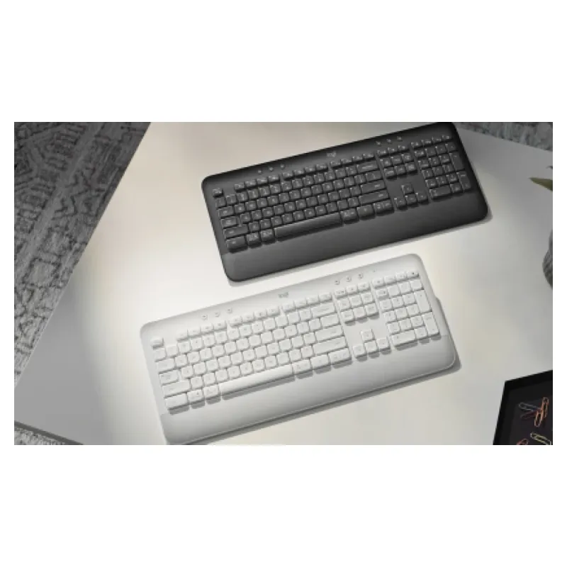 Teclado Logitech Signature K650 - Inalámbrico - Español - Blanco - 920-010964