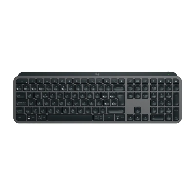 Kit Teclado y Mouse Logitech MX Keys Combo for Business Gen 2 - Teclado - Mouse - Reposamuñecas - Español - 920-010924