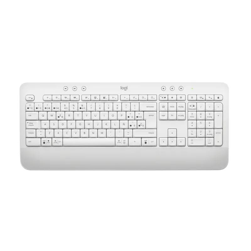 Teclado Logitech Signature K650 - Inalámbrico - Español - Blanco - 920-010964