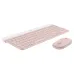 Kit Teclado y Mouse Logitech MK470 - Inalámbrico - USB - Rosa - 920-011312