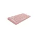 Teclado Logitech PEBBLE KEYS 2 K380S - Inalámbrico - Bluetooth - Inglés  - Rosa - 920-011785