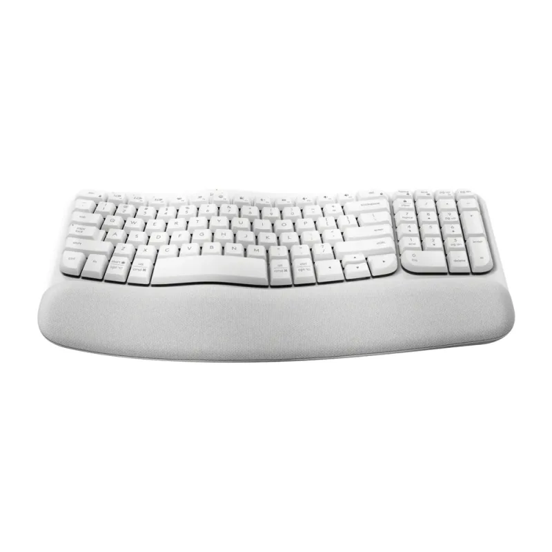 Teclado Logitech Wave Keys - Inalambrico - USB - Blanco - 920-012279
