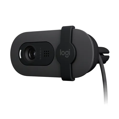 Cámara Web Logitech Brio 100 - 1080p - Micrófono - USB - Grafito - 960-001586 Cámara Web Logitech Brio 100 - 1080p - Micrófono - USB - Grafito - 960-001586