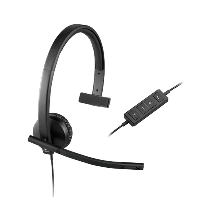 Logitech 981-000570 Audífono Y Auriculare Auriculares Alámbrico Diadema Oficina/Centro De Llamadas Negro - 981-000570