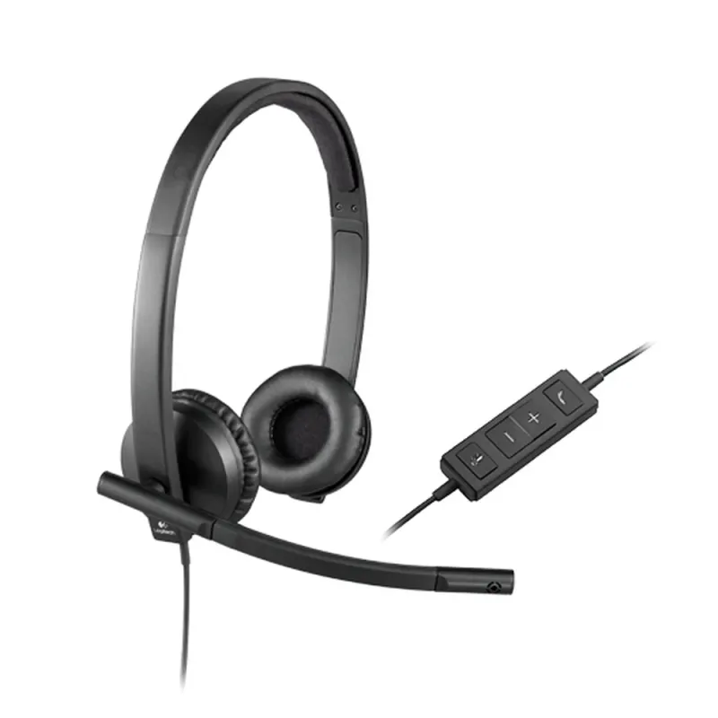 Logitech Usb Headset H570E Auriculares Alámbrico Diadema Oficina/Centro De Llamadas Negro - 981-000574
