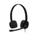 Diadema Logitech H151 - 3.5mm - Micrófono integrado - Negro - 981-000587 Diadema Logitech H151 - 3.5mm - Micrófono integrado - Negro - 981-000587