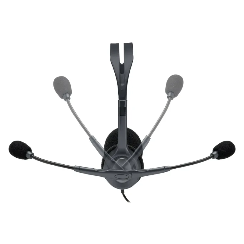 Diadema Logitech H111 - Alámbrico - Micrófono - Gris - 981-000612