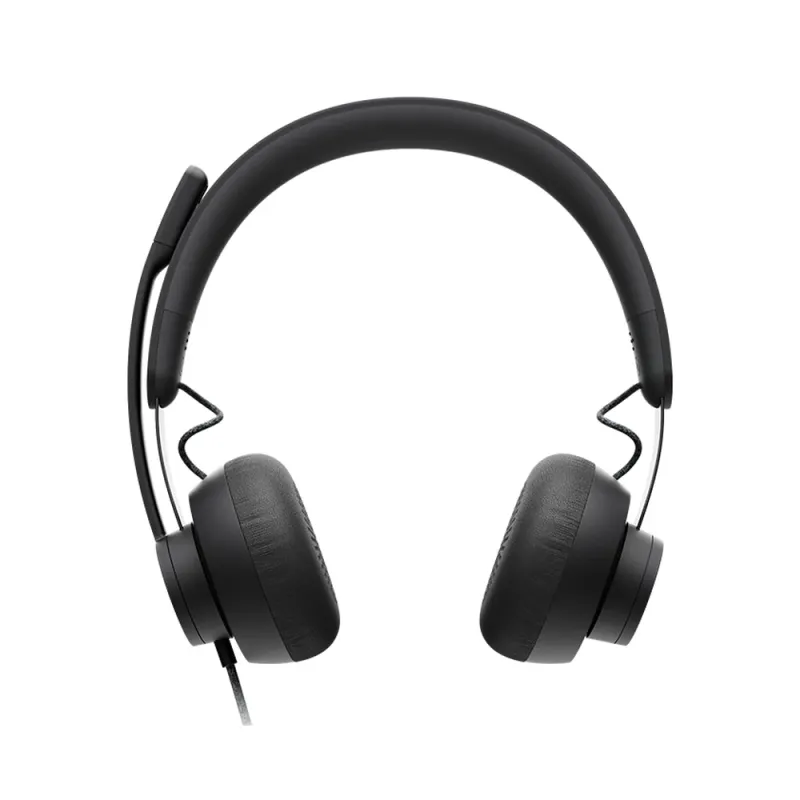 Diadema Logitech Zone Wired UC - Alámbrico - USB - Micrófono - Negro - 981-000876