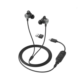 Logitech 981-001008 Audífono Y Auriculare Auriculares Alámbrico Intra Auditivo Oficina/Centro De Llamadas Usb Tipo C Grafito - 981-001008