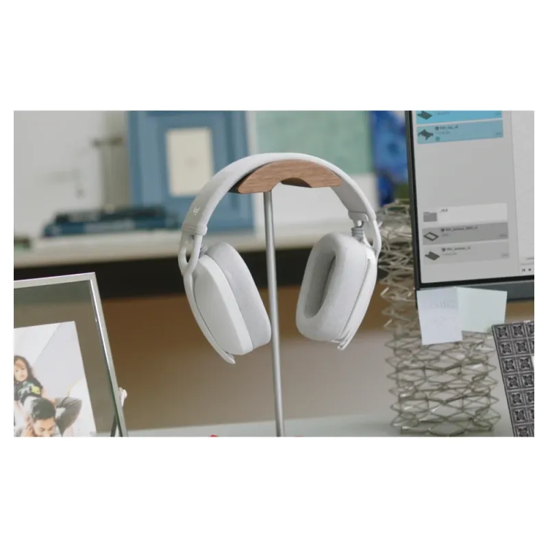 Audífonos Logitech Zone Vibe 100 - Inalámbrica - Bluetooth - USB-C - Blanco - 981-001218