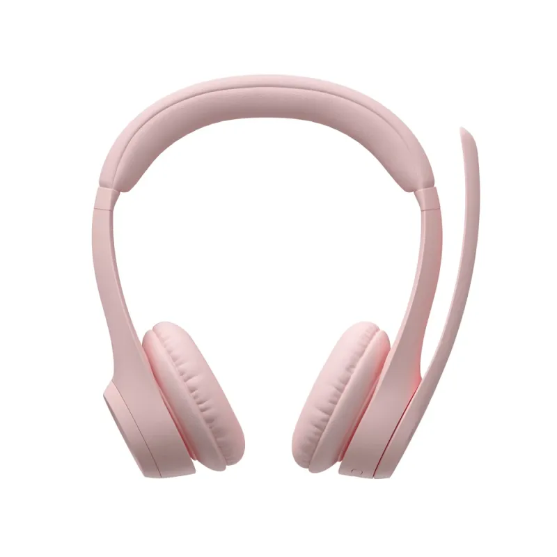 Diadema Logitech Zone 300 - Inalámbrico - Bluetooth - Micrófono - Rosa - 981-001411