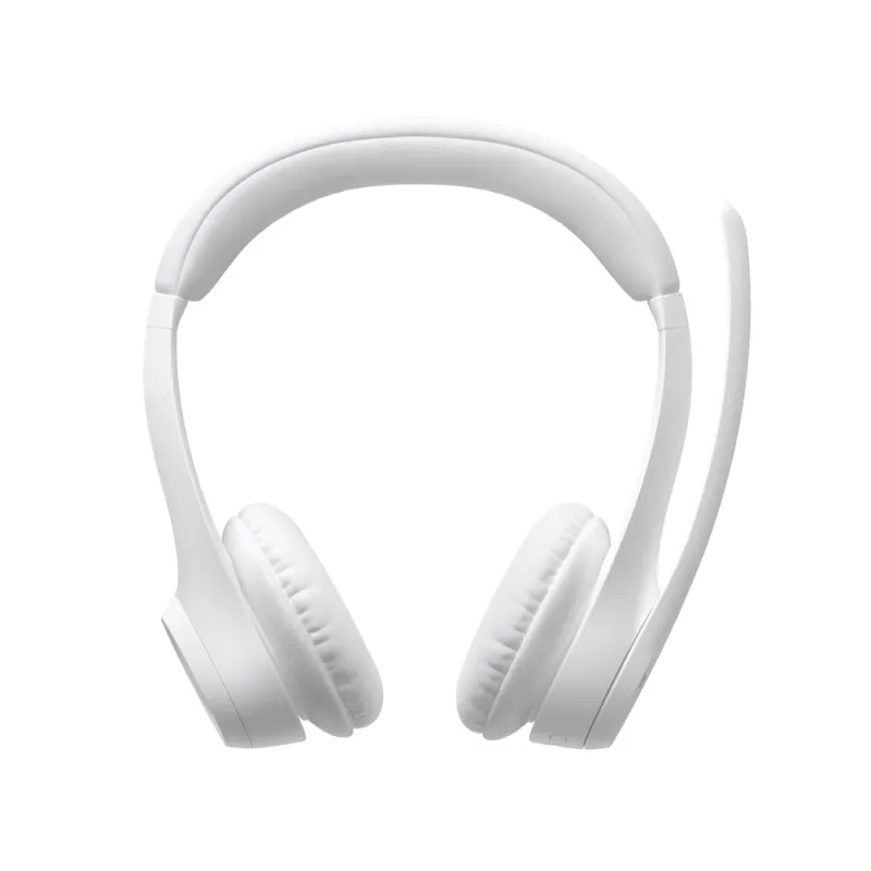 Diadema Logitech Zone 300 - Inalámbrico - Bluetooth - Micrófono - Blanco - 981-001416