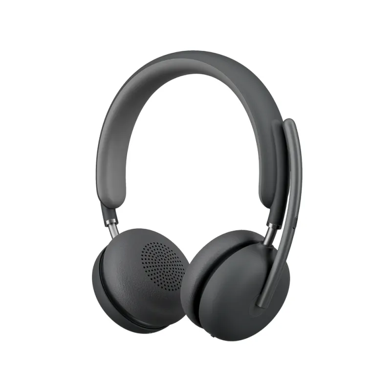 Diadema Logitech Zone Vibe Wireless 2 - Inalámbrico - Micrófono - USB - Grafito - 981-001310