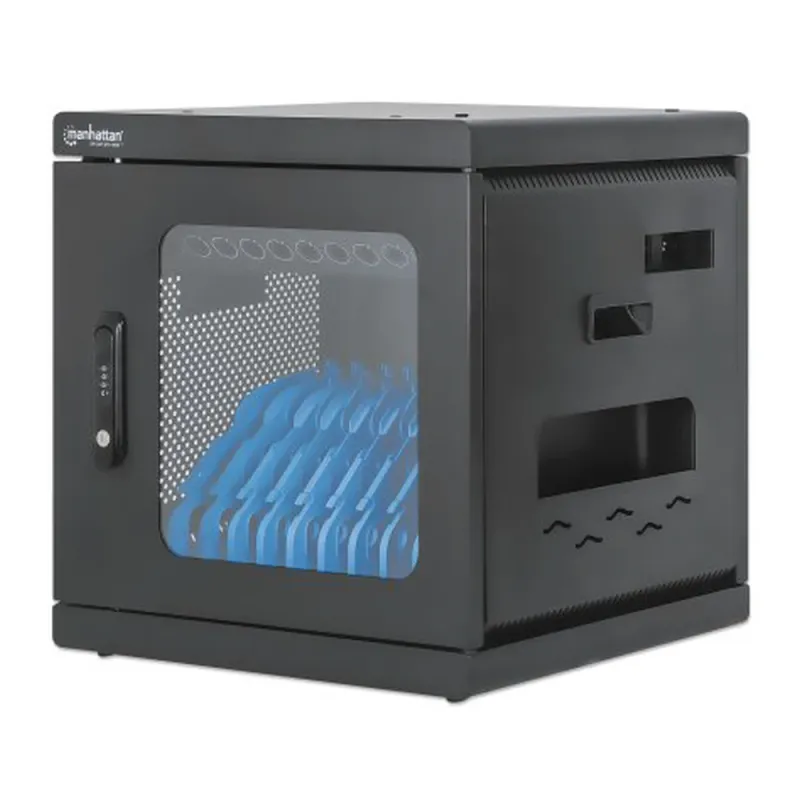 Estación de Carga Manhattan 180917 - 10 Contactos de Corriente Alterna - Negro - 180917