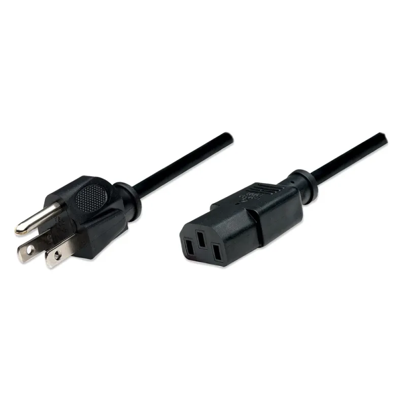 Cable de Alimentación Estándar 300179 - para PC - 1.8m - Negro - 300179