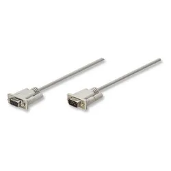 Cable Serial Manhattan 304344 - DB9 - Macho - 3m - 304344 Cable Serial Manhattan 304344 - DB9 - Macho - 3m - 304344