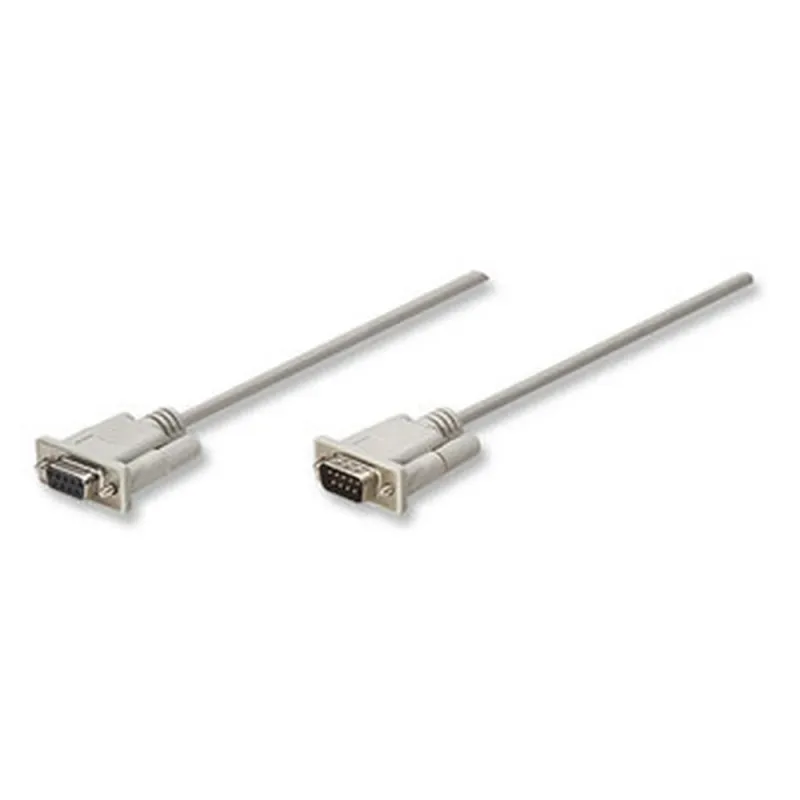 Cable Serial Manhattan 304344 - DB9 - Macho - 3m - 304344