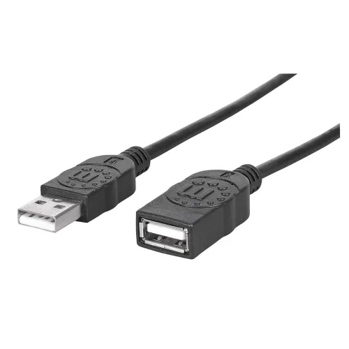 Extensión USB Manhattan 308519 - 90cm - Negro - 308519 Extensión USB Manhattan 308519 - 90cm - Negro - 308519