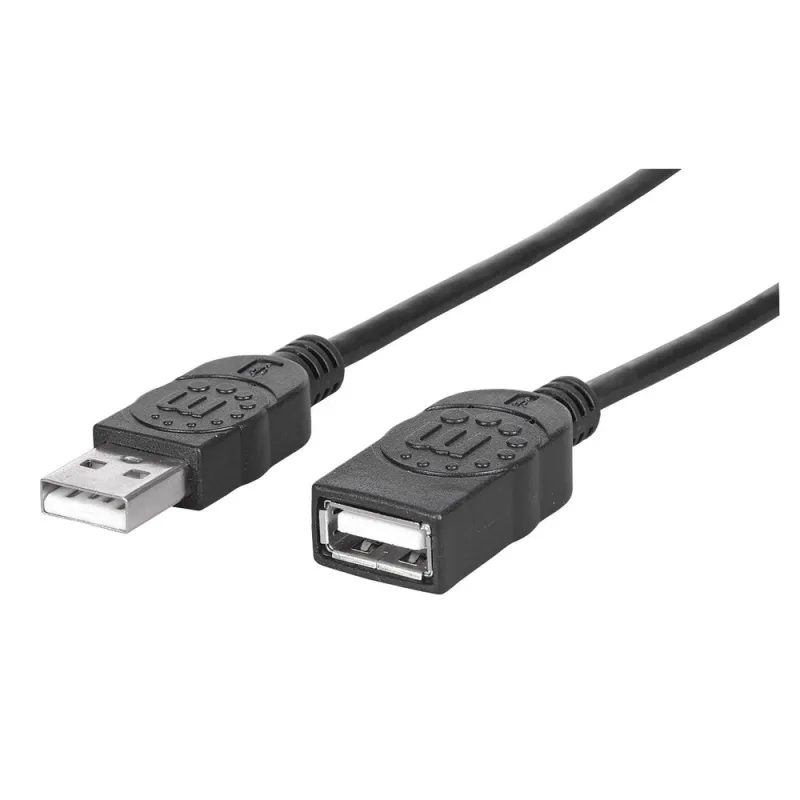 Extensión USB Manhattan 308519 - 90cm - Negro - 308519
