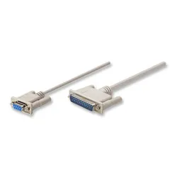 Cable Manhattan DB9 H - DB25 M - 1.8m - 314770 Cable Manhattan DB9 H - DB25 M - 1.8m - 314770