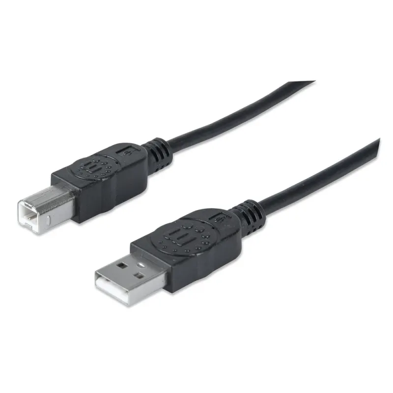 Cable USB de Alta Velocidad 2.0 A-B - 3mts - Negro - 333382