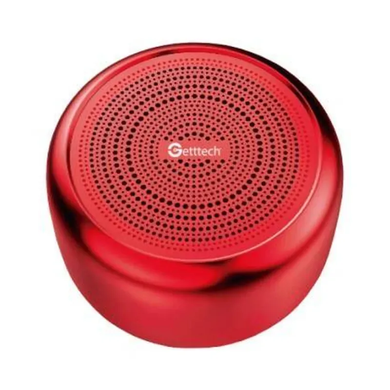 Mini Bocina Getttech Melodic Inalámbrica Bluetooth Rojo - Gam-31501R
