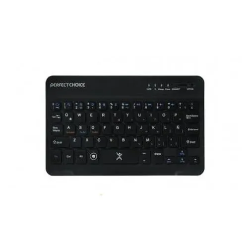 Mini Teclado Inalámbrico Perfect Choice Pc 200932 Bluetooth Micro Usb Negro - PC-200932 Mini Teclado Inalámbrico Perfect Choice Pc 200932 Bluetooth Micro Usb Negro - PC-200932