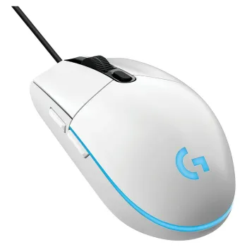 Mouse Gamer Logitech G203 Lightsync Alámbrico 6 Botones Rgb Blanco - 910-005794