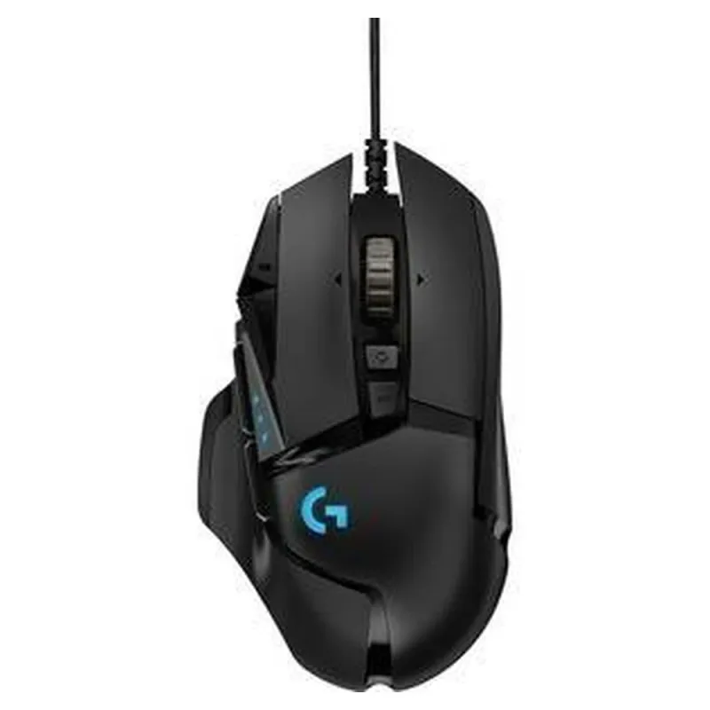 Mouse Alámbrico Logitech G502 Hero Negro, 11, Alámbrico, Óptico, 16000 Dpi - 910-005550