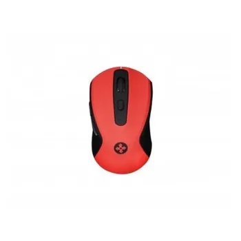 Mouse Naceb Technology Na 0116R Inalámbrico Usb 6 Botones Rojo - NA-0116R