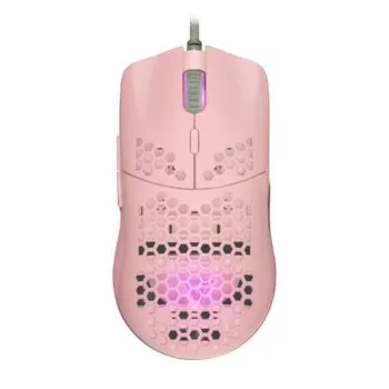 Mouse Gamer Game Factor Mog601 Alámbrico 7 Botones Rgb Rosa - MOG601-PK