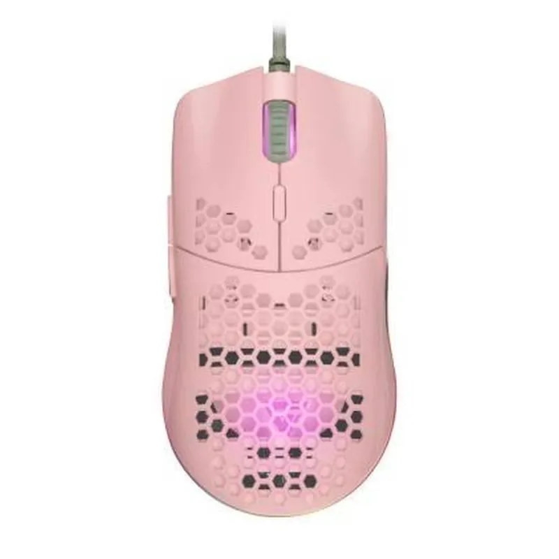 Mouse Gamer Game Factor Mog601 Alámbrico 7 Botones Rgb Rosa - MOG601-PK