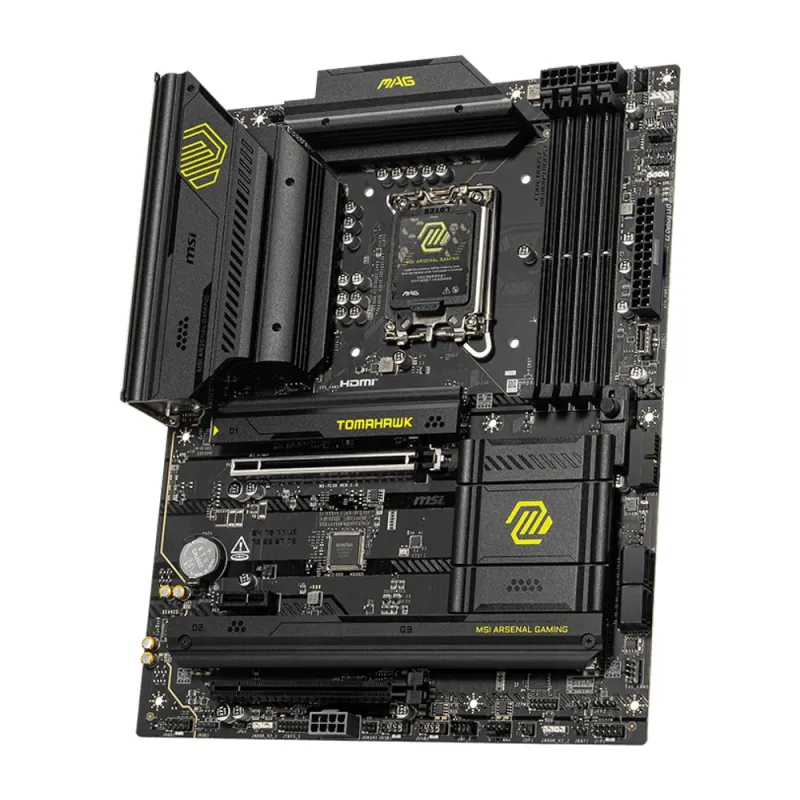 Tarjeta Madre MSI MAG B860 TOMAHAWK WIFI - Socket 1851 - 4xDDR5 - 4800/6400/9200MHz - HDMI - DisplayPort - ATX - MAG B860 TOMAHAWK WIFI