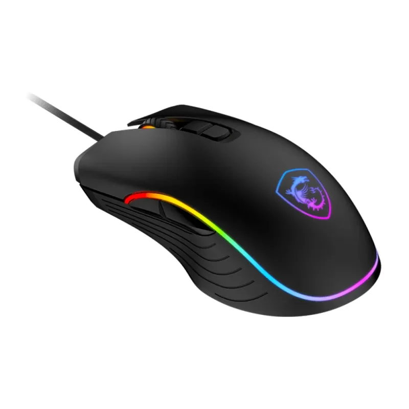 Mouse Gamer MSI FORGE GM300 - Alámbrico - 7 Botones - RGB - FORGE GM300