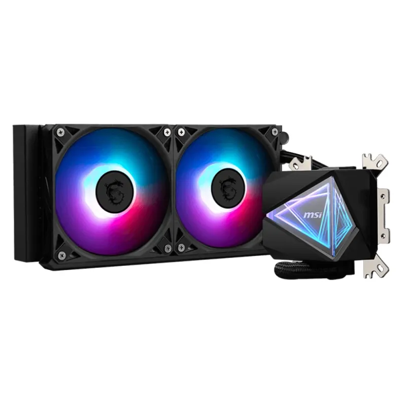 Enfriamiento Líquido MSI MAG CORELIQUID I240 - 2 Ventiladores -  ARGB - Negro - MAG CORELIQUID I240