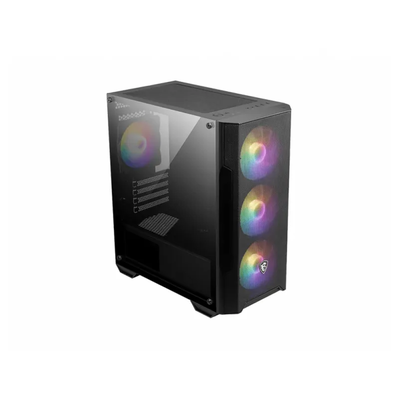 Gabinete Gamer MSI MAG FORGE M100A - Mini Torre - Micro-ATX/Mini-ITX - 3x Ventilador Frontal - Panel Lateral - MAG FORGE M100A