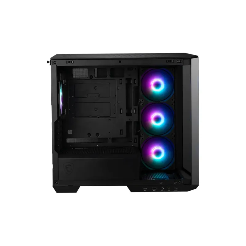 Gabinete Gamer MSI MAG Pano M100R PZ - Micro Torre - M-ATX/ITX - 4 Ventiladores - Panel Lateral - MAG PANO M100R PZ
