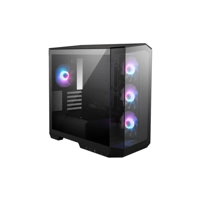 Gabinete Gamer MSI MAG Pano M100R PZ - Micro Torre - M-ATX/ITX - 4 Ventiladores - Panel Lateral - MAG PANO M100R PZ