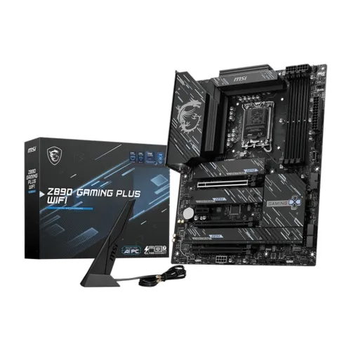 Tarjeta Madre MSI Z890 GAMING PLUS WIFI - Socket LGA 1851 - 4x DDR5 - 4800/6400(OC)/9200(OC) MHz - HDMI - DisplayPort - USB 2.0 - ATX - Z890 GAMING PLUS WIFI Tarjeta Madre MSI Z890 GAMING PLUS WIFI - Socket LGA 1851 - 4x DDR5 - 4800/6400(OC)/9200(OC) MHz - HDMI - DisplayPort - USB 2.0 - ATX - Z890 GAMING PLUS WIFI