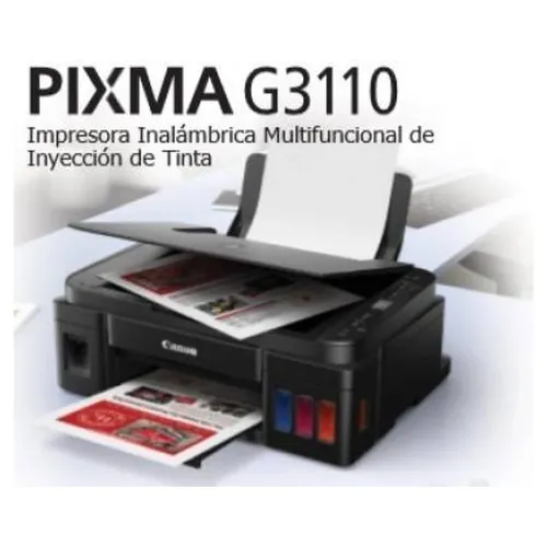 Multifuncional De Inyección De Tinta Canon Pixma G3110 2315C004Ab Tecnología Tinta Continua. Funciones: Impresora Copiadora Escáner Velocidad De Impres - 2315C004AB