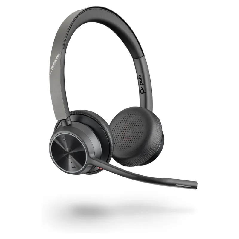 Diadema Poly Voyager 4320 - Inalámbrico - USB A - Bluetooth - Micrófono - Adaptador BT700 - 76U49AA