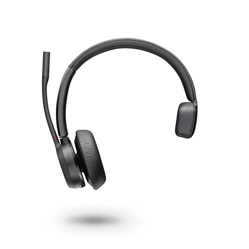 Diadema Poly Voyager 4310-M - Inalámbrico - Micrófono - Negro - Certificación con Microsoft Teams - 77Y91AA